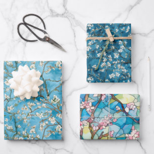 Hoja De Papel De Regalo Almond Blossom inspirado en Van Gogh Wrapping Pape