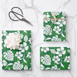 HOJA DE PAPEL DE REGALO ALOHA FRIDAY (VERDE)