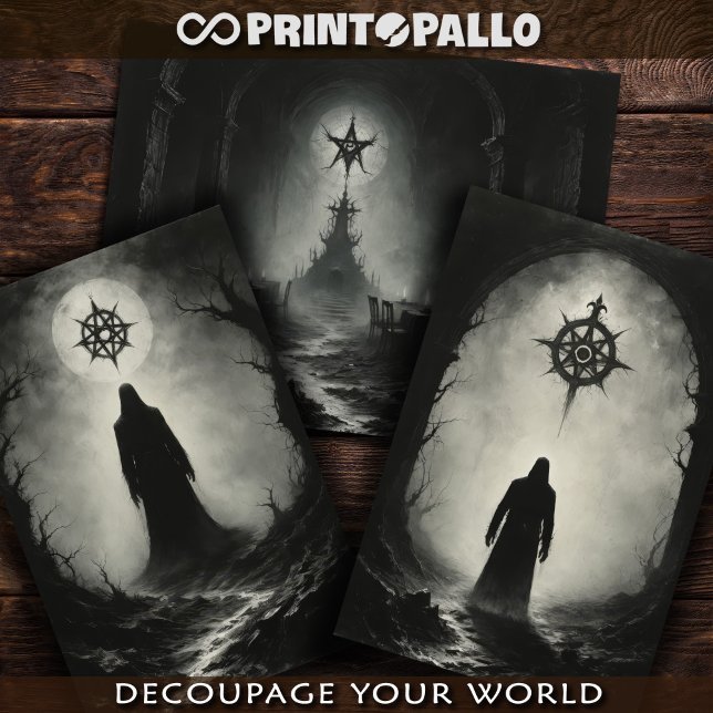 Hoja De Papel De Regalo Altares maldecidos y adeptos mágicos negros (Subido por el creador)