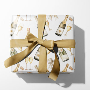 Hoja De Papel De Regalo Amante del Prosecco de Champán