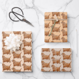 Hoja De Papel De Regalo Amantes de Cocker Spaniel