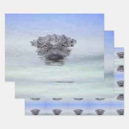 Hoja De Papel De Regalo American Alligator – Lake Apopka Wildlife Drive