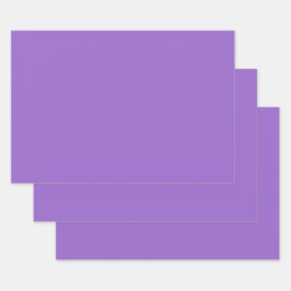 Hoja De Papel De Regalo Ametista (color sólido)