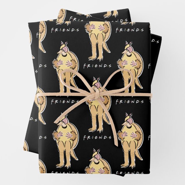 Hoja De Papel De Regalo AMIGOS™ | Armadillo de vacaciones (In situ)