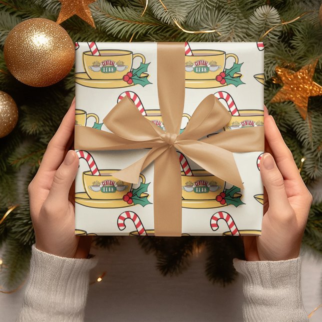 Hoja De Papel De Regalo AMIGOS™ | Central Perk Holiday Mug (Wrapping paper on gift)