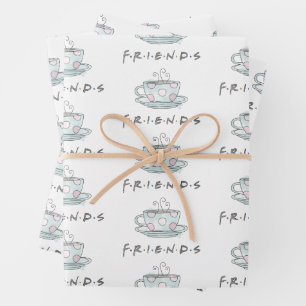 Hoja De Papel De Regalo AMIGOS™   Coffee Mug Watercolor