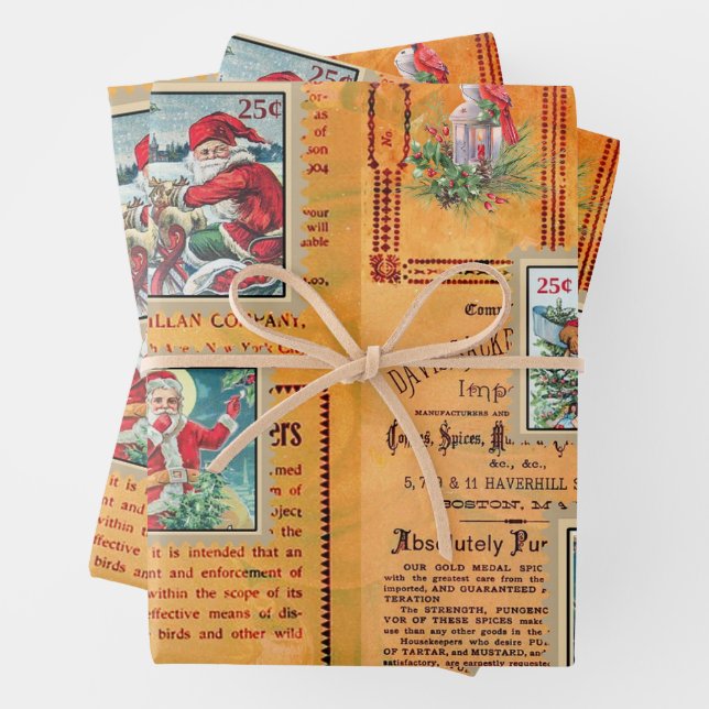 Hoja De Papel De Regalo Amigos de la cosecha y grupo de periódicos (In situ)