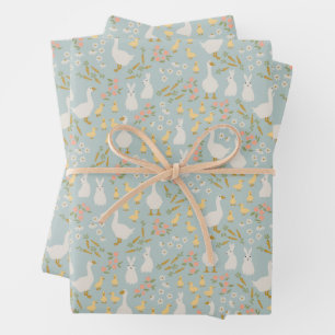 Hoja De Papel De Regalo Amigos de primavera