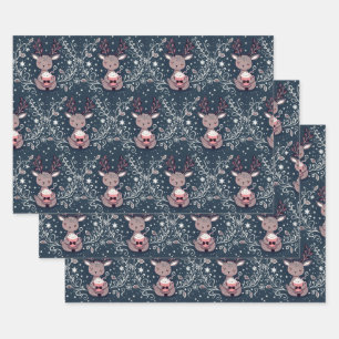 Hoja De Papel De Regalo Amigos escarpados comiendo cacao