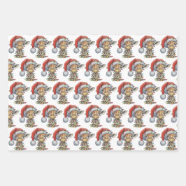 Hoja De Papel De Regalo Amigos festivos