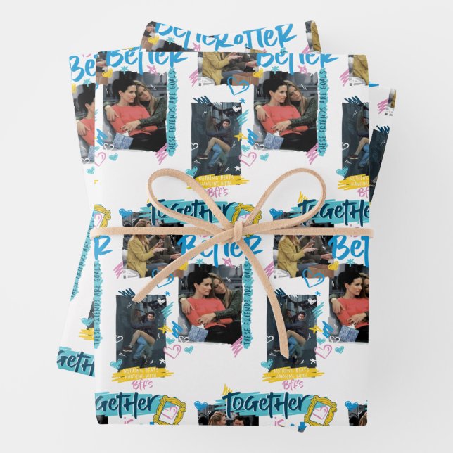 Hoja De Papel De Regalo AMIGOS™ | Juntos es mejor (In situ)