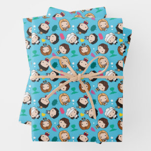 Hoja De Papel De Regalo AMIGOS™   Patrón de Círculo de caracteres