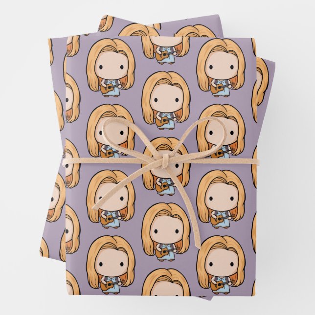 Hoja De Papel De Regalo AMIGOS™ | Phoebe Chibi (In situ)