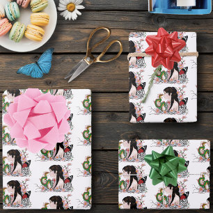 Hoja De Papel De Regalo Amistad del dragón de hadas de flores de cerezo