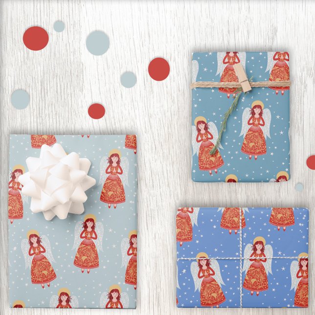 Hoja De Papel De Regalo Ángel (Subido por el creador)