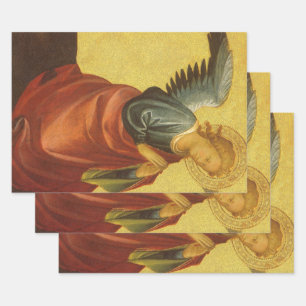 Hoja De Papel De Regalo Ángel del Renacimiento por el Maestro del Bambino 