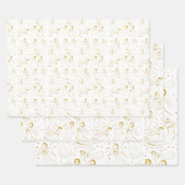 Hoja De Papel De Regalo ángeles