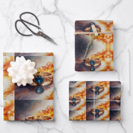 Hoja De Papel De Regalo Anillo de compromiso