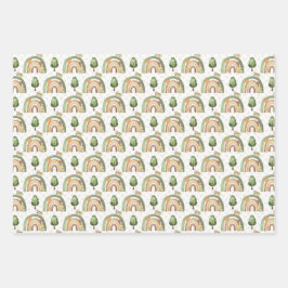 Hoja De Papel De Regalo Animales de Woodland