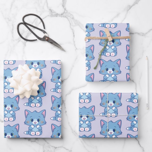 Hoja De Papel De Regalo Anime Tom y Jerry - Tom (Anverso)