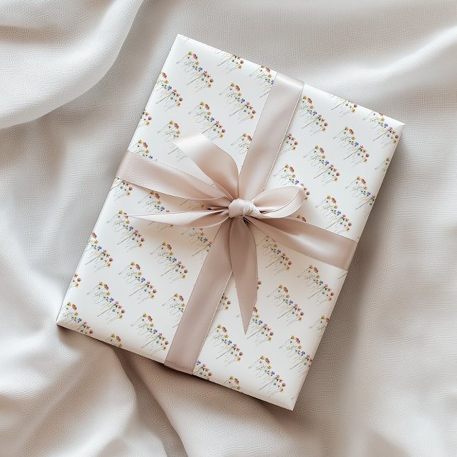 Hoja De Papel De Regalo Aniversario de la flor silvestre (Subido por el creador)