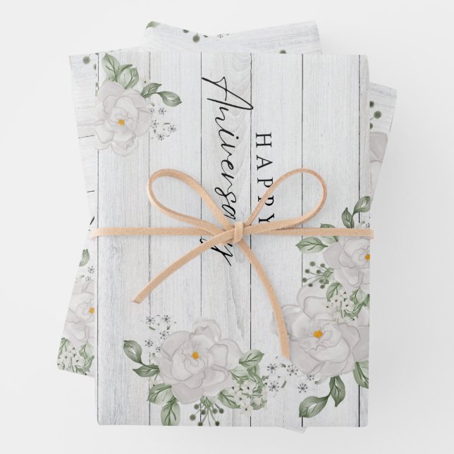 HOJA DE PAPEL DE REGALO ANIVERSARIO FELIZ (In situ)