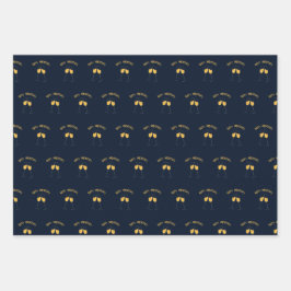 Hoja De Papel De Regalo Aniversario feliz