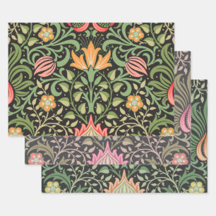 Hoja De Papel De Regalo Antigüedad floral persa William Morris
