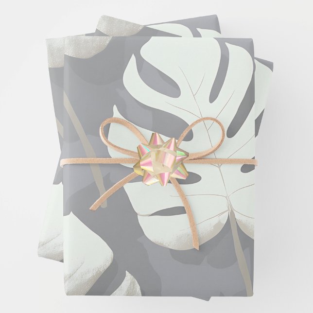 Hoja De Papel De Regalo Aquarelle Monstera (Subido por el creador)