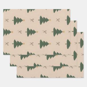 Hoja De Papel De Regalo árbol de Navidad