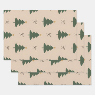 Hoja De Papel De Regalo árbol de Navidad