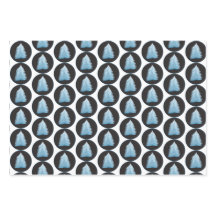 Árbol De Navidad Azul En Negro Y Azul