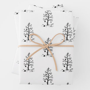 Hoja De Papel De Regalo Árbol de Navidad estéril