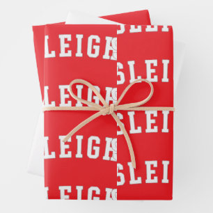Hoja De Papel De Regalo Árbol de Navidad Feliz Navidad Divertido Xmas Fies