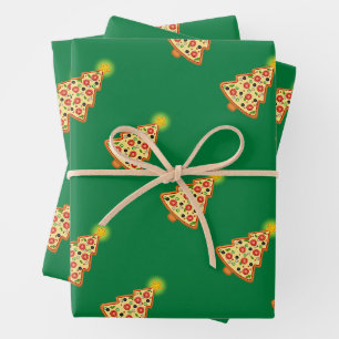 Hoja De Papel De Regalo Árbol divertido de Crustmas