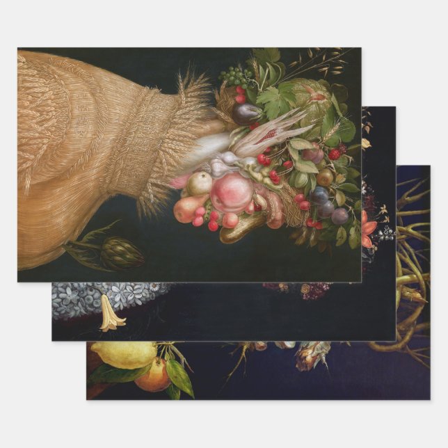 Hoja De Papel De Regalo Arcimboldo (Set)