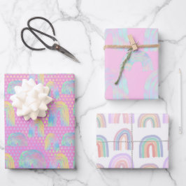 Hoja De Papel De Regalo Arcoiris