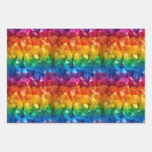 Hoja De Papel De Regalo Arcoiris de origami