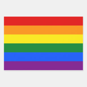 Hoja De Papel De Regalo Arcoiris del Orgullo LGBT