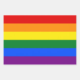 Hoja De Papel De Regalo Arcoiris del Orgullo LGBT