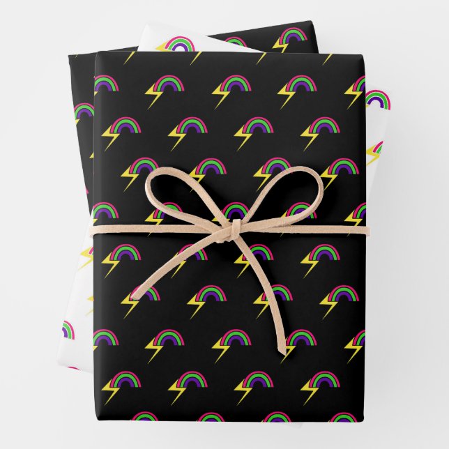 Hoja De Papel De Regalo Arcos de lluvia y relámpagos (In situ)