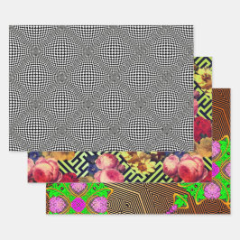 Hoja De Papel De Regalo Argos Gatsby Op Art Sampler