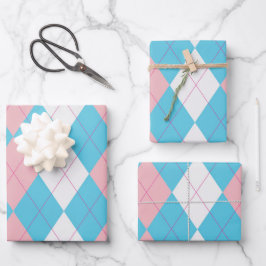 Hoja De Papel De Regalo Argyle fresco