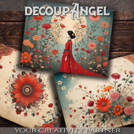 Hoja De Papel De Regalo Armonía del Este - Conjunto de 3 - Desnudo -