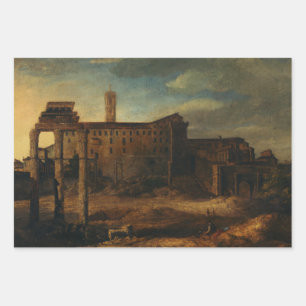 Hoja De Papel De Regalo Arquitectura romana antigua Ruinas romanas