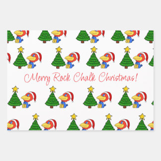 Hoja De Papel De Regalo arrendajo bebé de Navidad