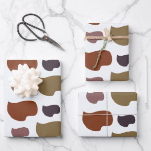 Hoja De Papel De Regalo Arte abstracto colorido y moderno