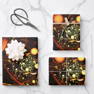 Hoja De Papel De Regalo Arte abstracto de latido