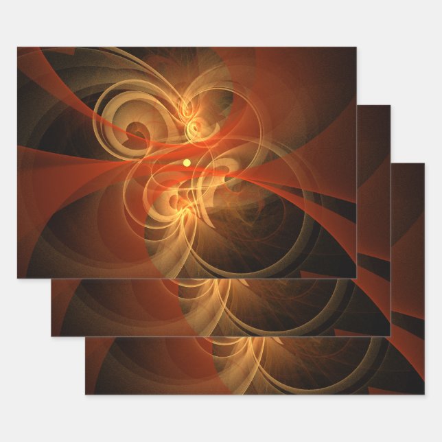 Hoja De Papel De Regalo Arte abstracto de magia matutina (Set)