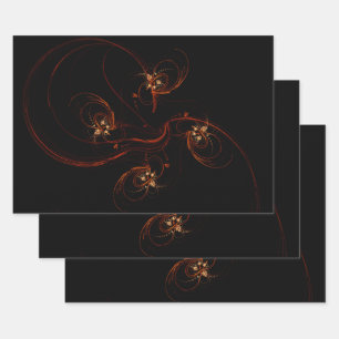 Hoja De Papel De Regalo Arte abstracto fuera de la oscuridad